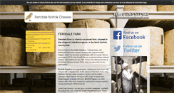 Desktop Screenshot of ferndalefarmnorfolkcheeses.co.uk