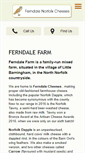 Mobile Screenshot of ferndalefarmnorfolkcheeses.co.uk